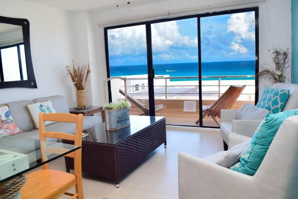 Ocean View Apartment, Best Beach Area, 3 Bedrooms Cancun Exterior photo